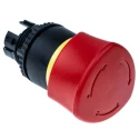 BACO Emergency Stop Push Button, Turn to Reset Actuation, 22 mm Cutout Diameter, IP66 Rated L22ER01