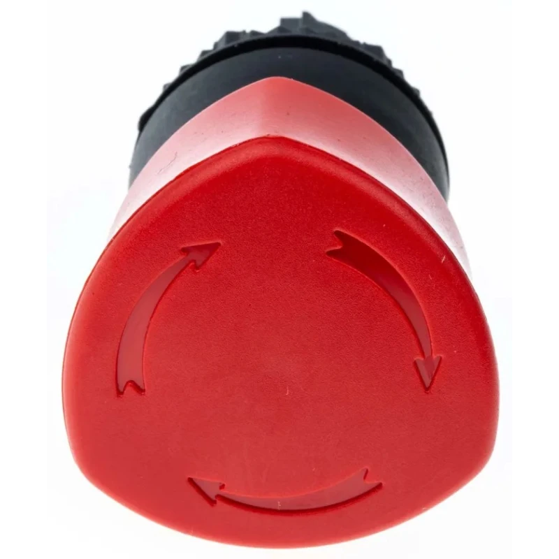 BACO Emergency Stop Push Button, Turn to Reset Actuation, 22 mm Cutout Diameter, IP66 Rated L22ER01