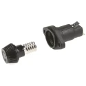 Littelfuse 30A Panel Mount Fuse Holder 60V Manual Cap Style Brass Contact 571 Series 05710007L