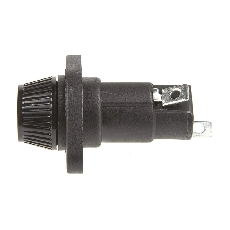 Littelfuse 30A Panel Mount Fuse Holder 60V Manual Cap Style Brass Contact 571 Series 05710007L