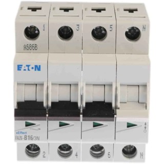 Eaton xEffect FAZ / FAZ6 Miniature Circuit Breaker 16A Type B 400V AC 6 kA Breaking Capacity FAZ6