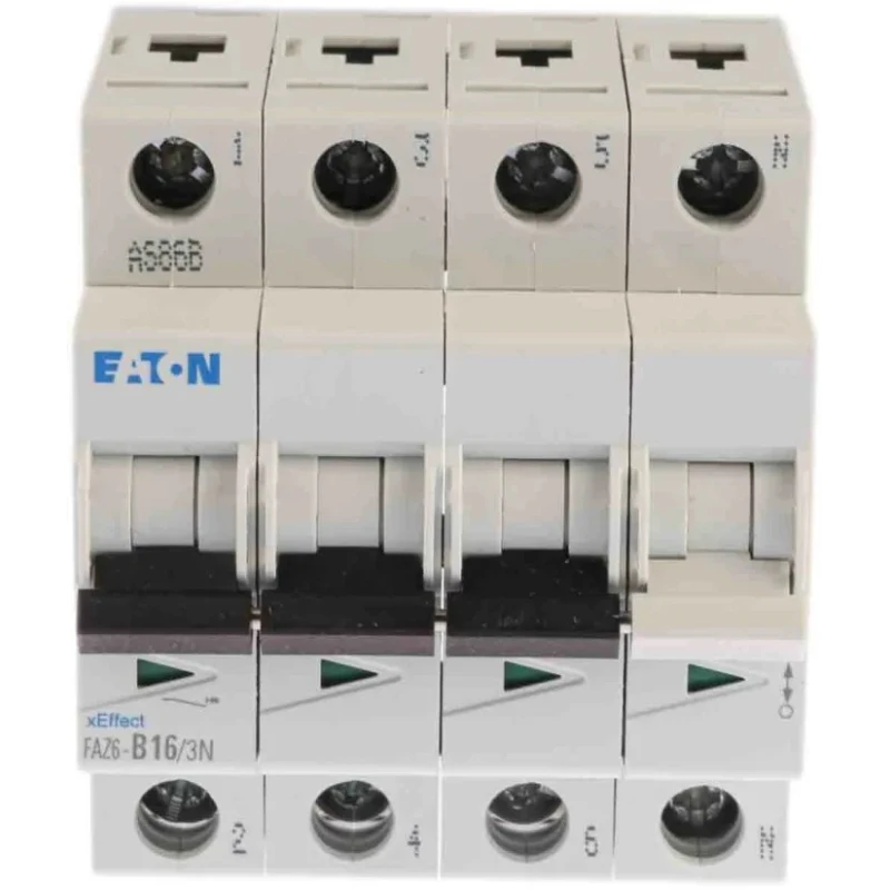 Eaton xEffect FAZ / FAZ6 Miniature Circuit Breaker 16A Type B 400V AC 6 kA Breaking Capacity FAZ6