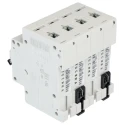 ABB Miniature Circuit Breaker, 4 Poles, 20A Current Rating, Type C, 400V AC, 6 kA Breaking Capacity 239219 FAZ6-C20/4
