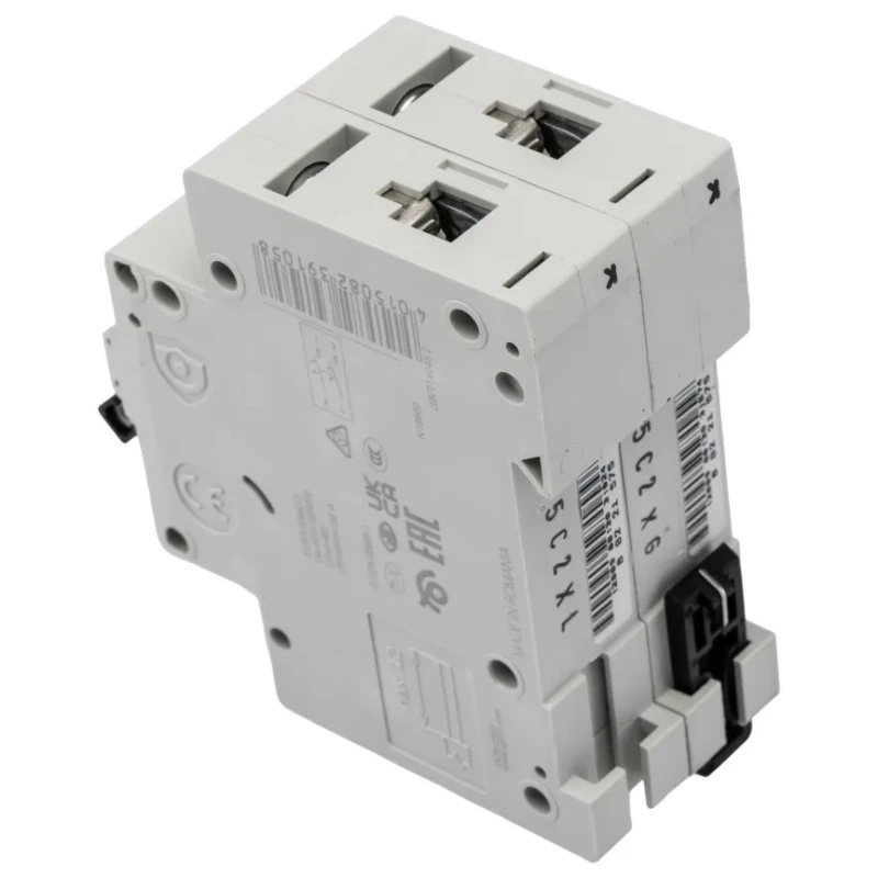 Eaton xEffect Miniature Circuit Breaker 2-Pole 25A Type C 400V AC 6 kA Breaking Capacity 239105 FAZ6-C25/2