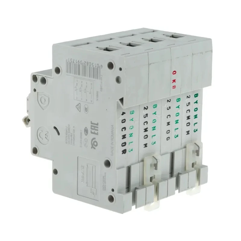 Eaton xEffect Miniature Circuit Breaker 3-Pole 25A Type C 400V AC 6 kA Breaking Capacity 239175 FAZ6-C25/3N