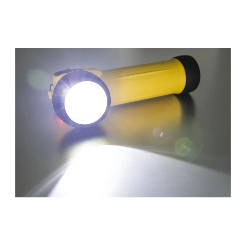 Wolf Safety IECEx/ATEX Yellow LED Torch 130 lm, 195 mm TR-30+