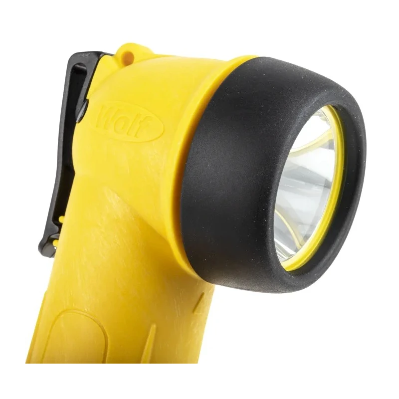 Wolf Safety IECEx/ATEX Yellow LED Torch 130 lm, 195 mm TR-30+