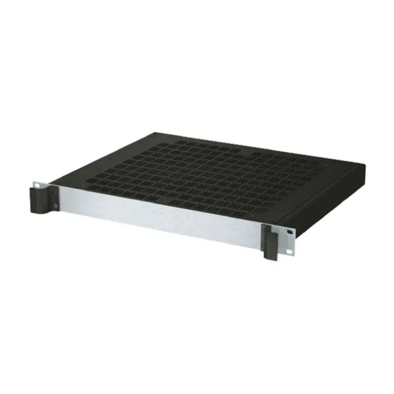 METCASE 1 U 19 in Rack Mount Case Combimet Ventilated Aluminium Enclosure Black M6219169