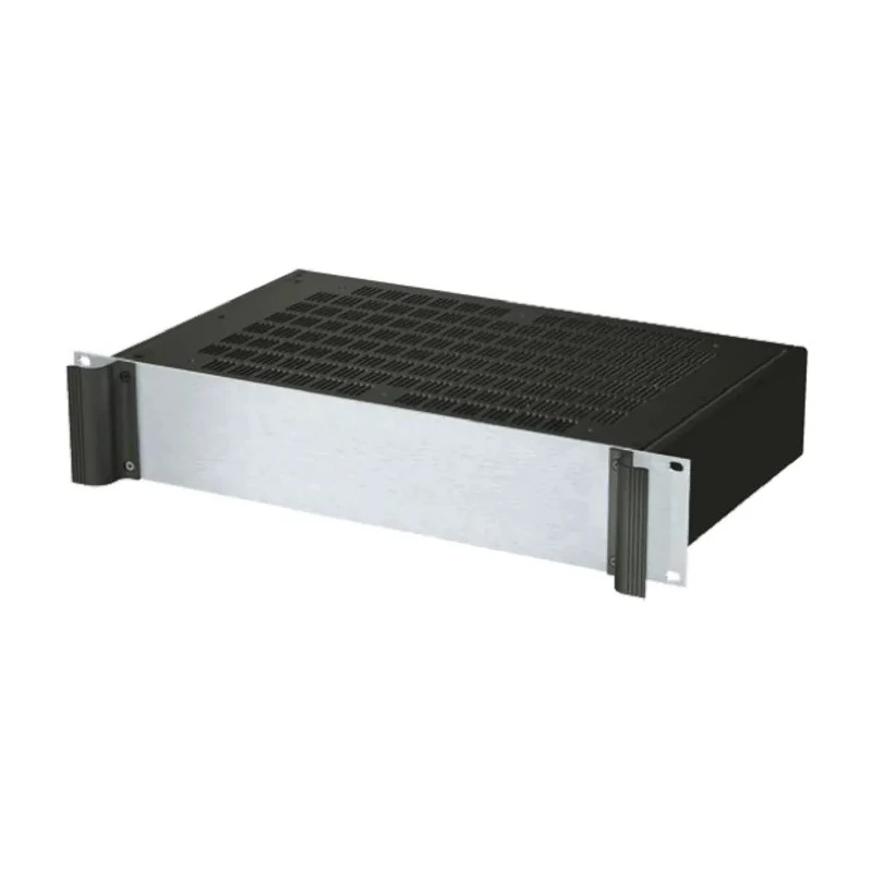 METCASE 2U 19 in Rack Mount Case Combimet Ventilated Aluminium Case 482.6 mm x 265 mm x 84.6 mm M6219249
