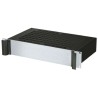 METCASE 2U 19 in Rack Mount Case Combimet Ventilated Aluminium Case 482.6 mm x 265 mm x 84.6 mm M6219249