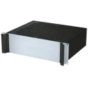 METCASE 3 U 19 in Rack Mount Case Combimet Ventilated Aluminium Black 482.6 mm x 365 mm x 129.1 mm M6219369