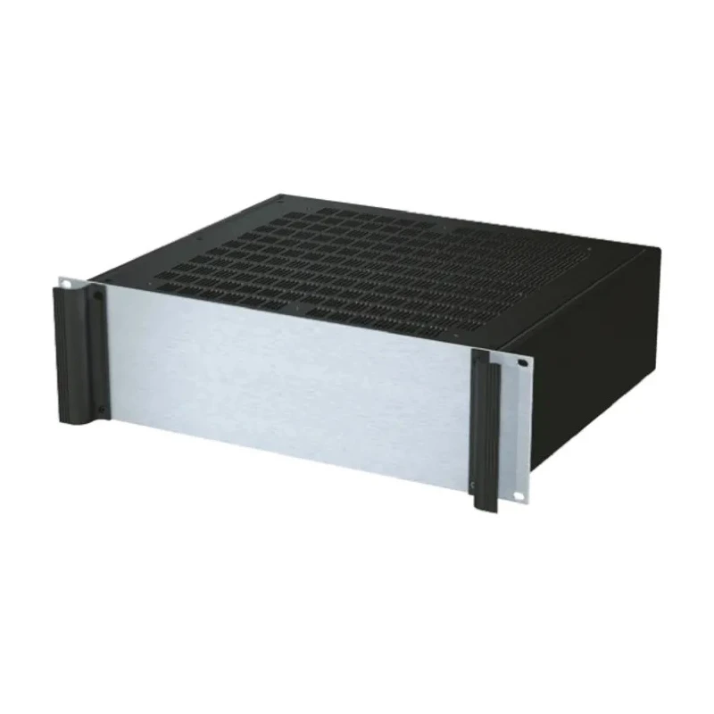 METCASE 3 U 19 in Rack Mount Case Combimet Ventilated Aluminium Black 482.6 mm x 365 mm x 129.1 mm M6219369