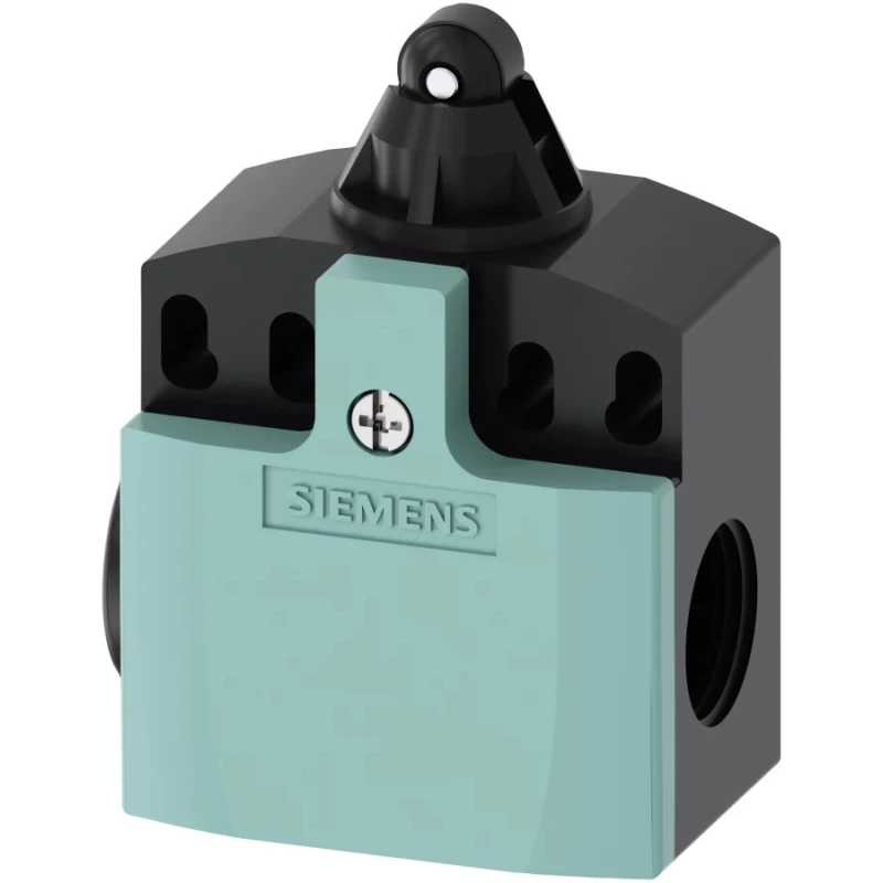 Siemens Roller Plunger Limit Switch 1 NO/1 NC, IP66 IP67, Plastic Housing, 400V AC, 10A 3SE5242-0HD03