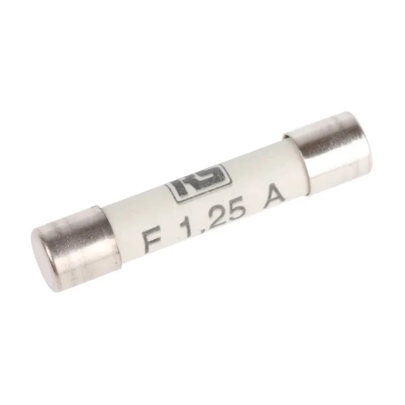 RS PRO 1.25A F Ceramic Cartridge Fuse, 6.3 x 32 mm, 500V AC 769-6330