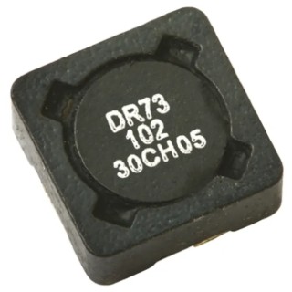 Eaton Shielded Surface Mount Inductor with Ferrite Core 100 μH ±20 %, 790 mA DC Current, 0703 Case DR73-101-R