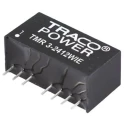 TRACOPOWER Regulated Isolated DC/DC Converter SIP-8 Package 36V dc Input, 12V dc 125mA Output 3W TMR 3-2422WIE