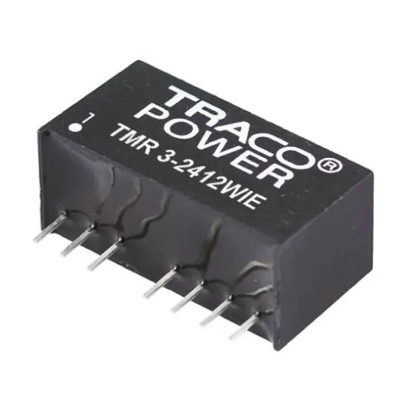 TRACOPOWER Regulated Isolated DC/DC Converter SIP-8 Package 36V dc Input, 12V dc 125mA Output 3W TMR 3-2422WIE