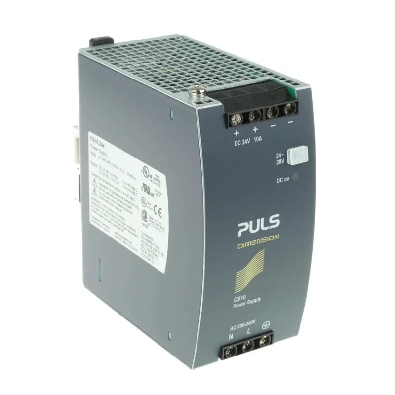 PULS DIMENSION DIN Rail Power Supply Single Phase 240V AC Input 28V DC, 10A, 240W CS10.244