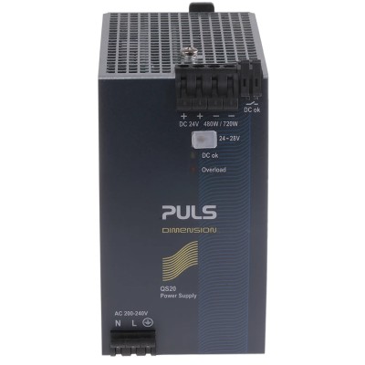 PULS DIMENSION DIN Rail Power Supply 240V AC Input 28V DC 20A Output 480W QS20.244