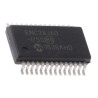 Microchip 28-Pin SSOP Controller IC 3.3 V 10 Mbps Serial-SPI Full Duplex/Half Duplex ENC28J60-I/SS