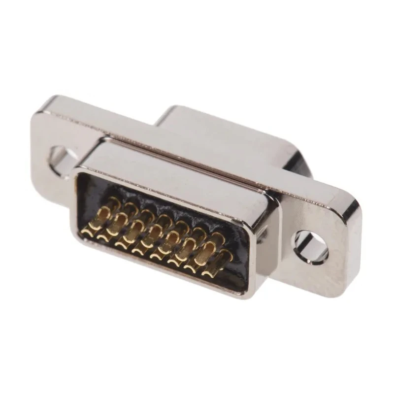ITT Cannon 15 Way Straight Micro-D Panel Mount Aluminium Alloy D-Sub Connector 1.27 mm Pitch MDM-15PSB-A174