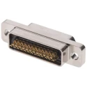 ITT Cannon 25 Way Straight 1.27 mm Pitch Panel Mount Micro-D Solder Male D-Sub Connector MDM-25PSB-A174