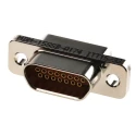 ITT Cannon 15 Way Straight 1.27 mm Pitch Panel Mount Micro-D D-Sub Connector MDM-15SSB-A174