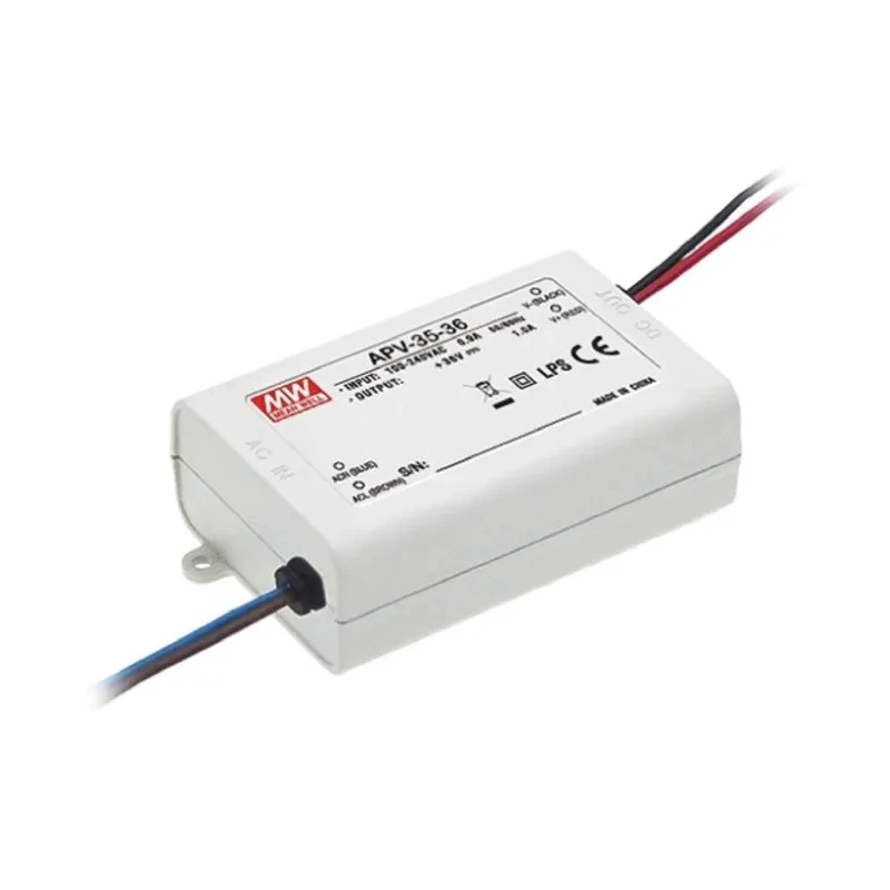 MEAN WELL 36V 36W 1A Constant Voltage LED Driver IP30 Enclosed AC-DC Power Supply  IP30