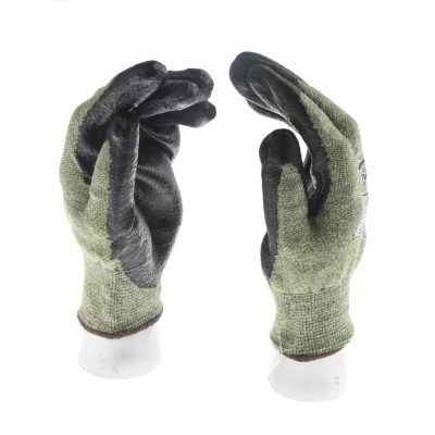 Ansell ActivArmr Green Kevlar Work Gloves Size 9 with Neoprene Coating 80813090