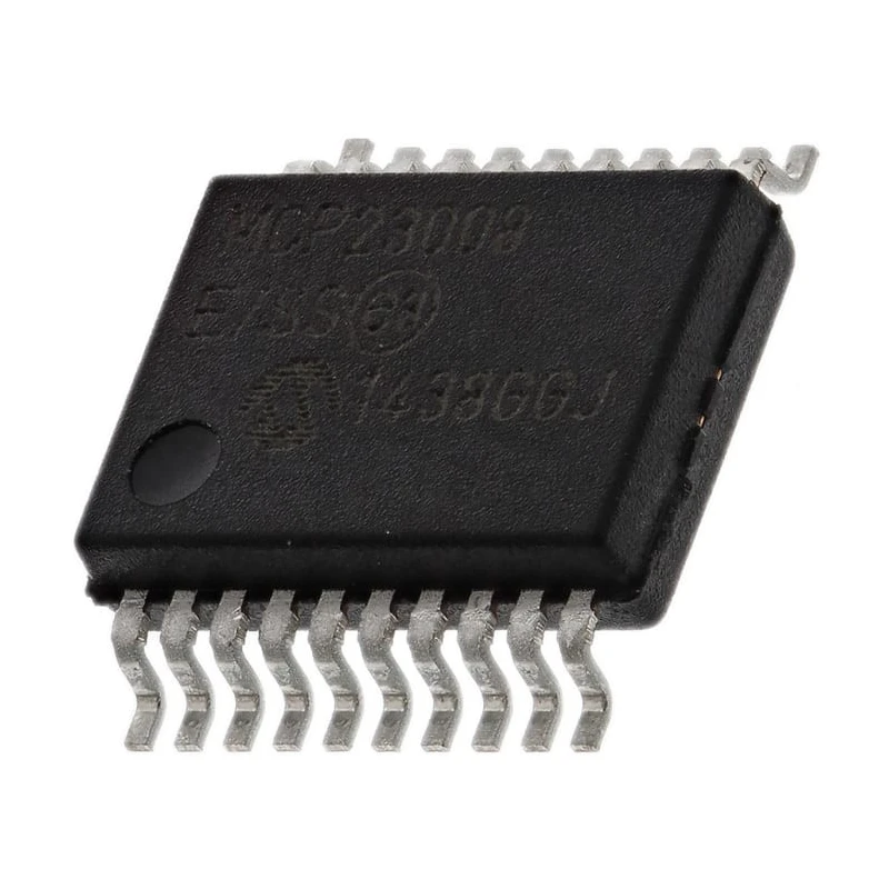 Microchip 8-Channel I/O Expander SSOP 20 1.8-5.5V Surface Mount MCP23008-E/SS