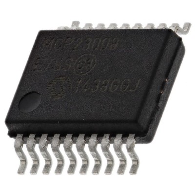 Microchip 8-Channel I/O Expander SSOP 20 1.7MHz Clock Frequency Surface Mount MCP23008-E/SS