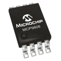 Microchip MCP9808 Series Digital Output Temperature Converter Surface Mount SMBus Serial-I2C ±1°C 8-Pin MSOP MCP9808