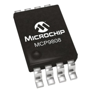 Microchip Digital Output Temperature Converter SMBus Serial-I2C Surface Mount 8-Pin MSOP MCP9808