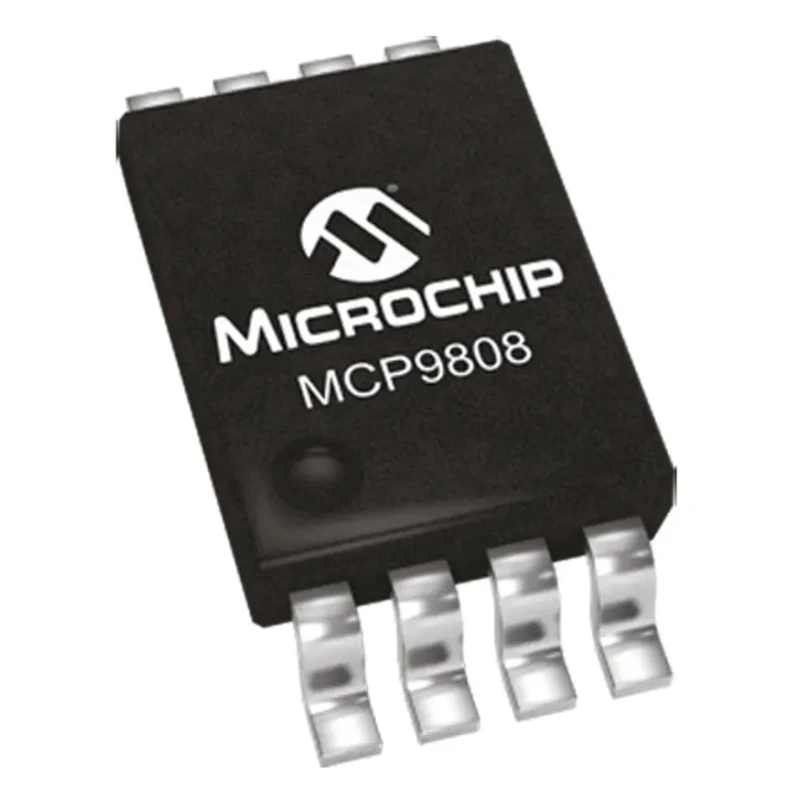 Microchip Digital Output Temperature Converter SMBus Serial-I2C Surface Mount 8-Pin MSOP MCP9808