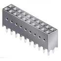 Amphenol Communications Solutions 76342 Series Straight Through Hole Board-to-Board PCB Socket, 20-Contact, 2 76342-310LF