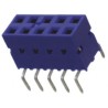 Amphenol ICC 10-Contact 2-Row 2.54 mm Pitch Straight Through Hole PCB Socket 12A 1kV Glass Filled Thermoplastic 71991-305LF