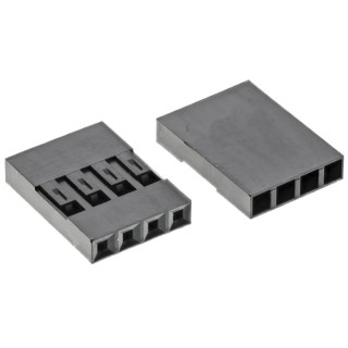 Amphenol Communications Solutions Mini-PV Female Connector Housing 2.54 mm Pitch 4 Way 1 Row Straight 65039-033ELF