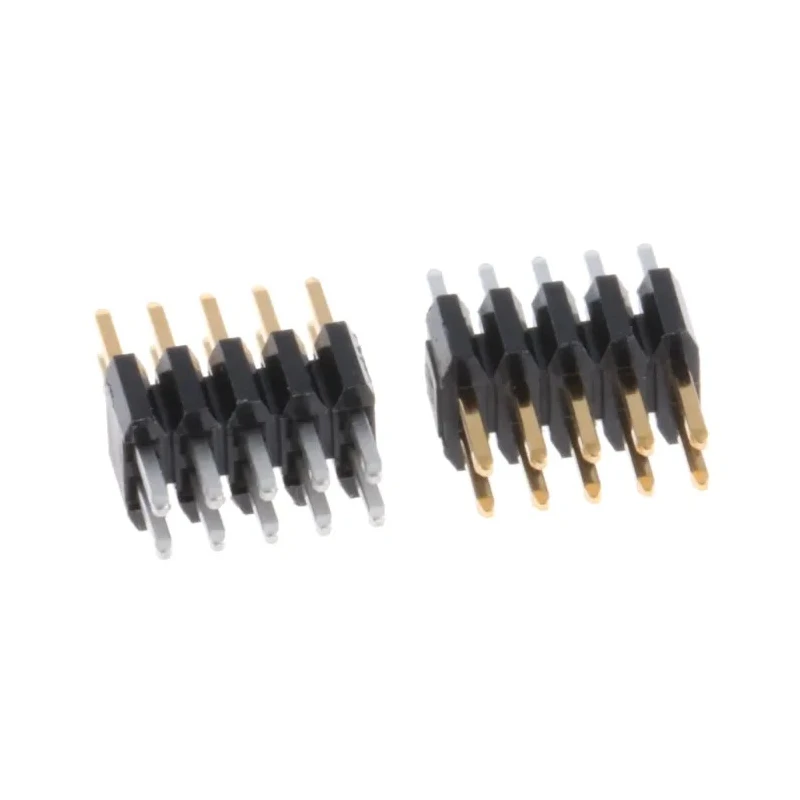 Amphenol Communications Solutions Series Straight Through Hole Pin Header, 10 Contacts, 1.27 mm Pitch, 2 Rows Minitek127