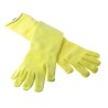 Polyco Healthline Volcano Yellow Kevlar Work Gloves Size 11 Uncoated Coating 7566