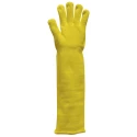 Polyco Healthline Volcano Yellow Kevlar Work Gloves Size 11 Uncoated Coating 7566