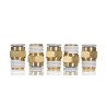 SMC Pneumatic Fitting Brass Push-in 8mm Tube, Male Threaded R 1/4, Electroless Nickel Plated KQ2H08-02AS