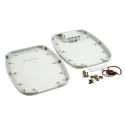 Hammond Flame Retardant ABS Handheld Enclosure with Integral Battery Compartment, Grey, IP54, 240mm x 190mm x 30mm 