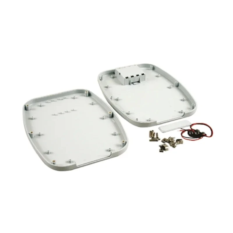 Hammond Flame Retardant ABS Handheld Enclosure with Integral Battery Compartment, Grey, IP54, 240mm x 190mm x 30mm 
