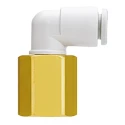 SMC KQ2 Series Brass Pneumatic Fitting Female Rc 1/8 in 8mm Push-in KQ2LF08-01A