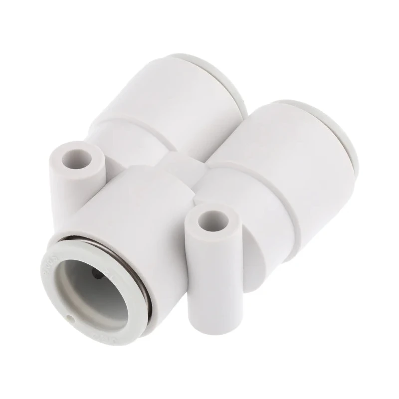 SMC Polybutylene Pneumatic Fitting Push-in 12 mm Connection, Electroless Nickel Plated KQ2U12-00A
