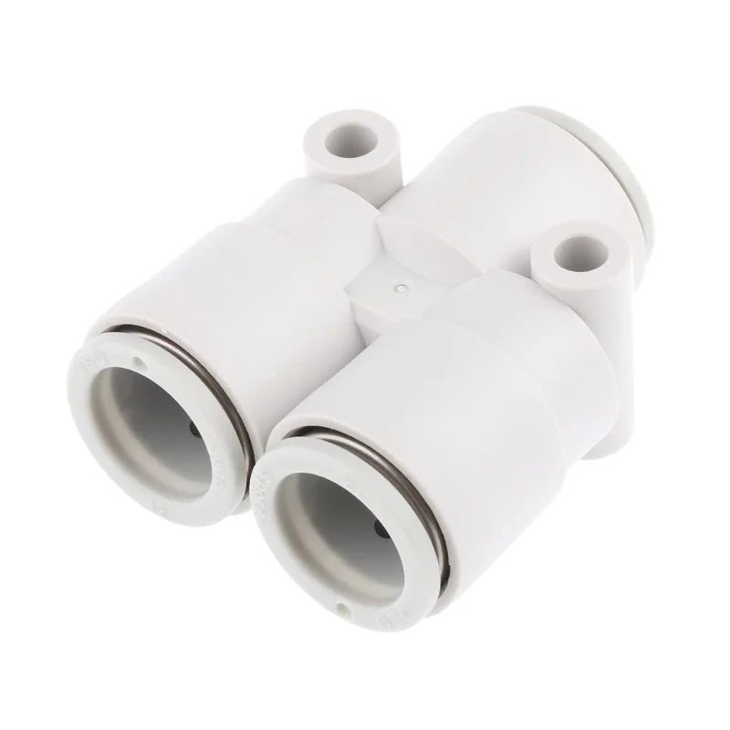SMC Polybutylene Pneumatic Fitting Push-in 12 mm Connection, Electroless Nickel Plated KQ2U12-00A