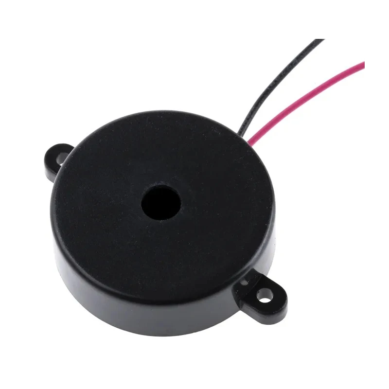 RS PRO 86 dB Panel Mount Square Wave External 9.5 mm Piezo Buzzer Component 40 mm 30V ac Max 771-6926