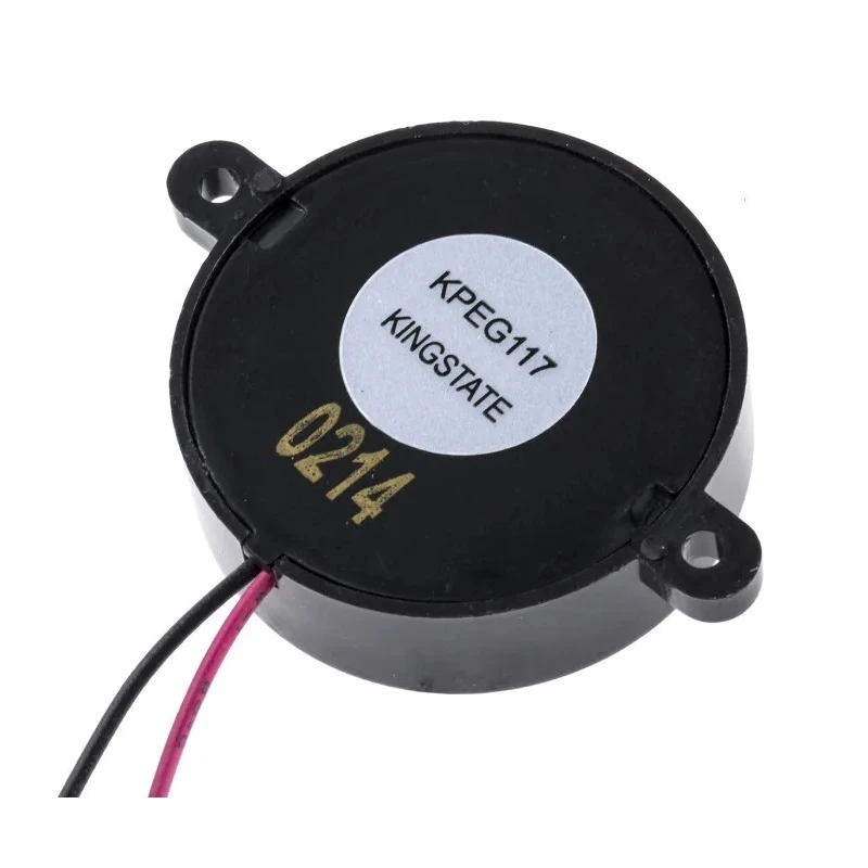RS PRO 86 dB Panel Mount Square Wave External 9.5 mm Piezo Buzzer Component 40 mm 30V ac Max 771-6926