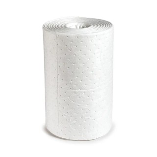 RS PRO Spill Absorbent Roll for Oil Use, White, 80L Capacity, Perforated 480mm x 40m RS-PRO-771-6402