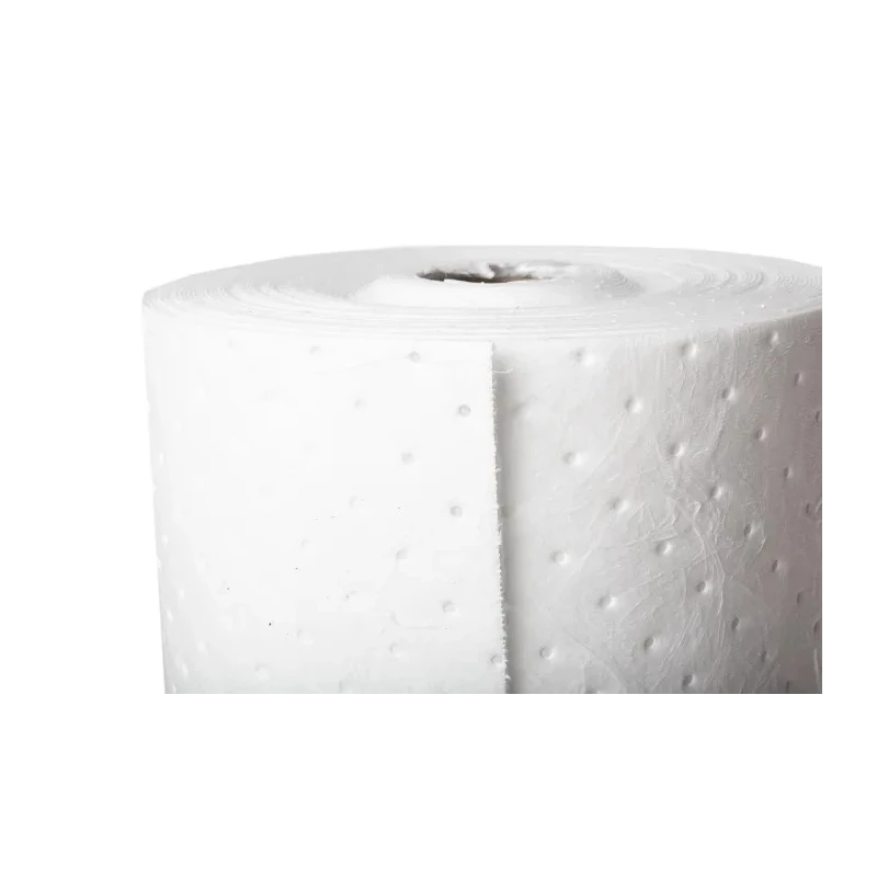 RS PRO Spill Absorbent Roll for Oil Use, White, 80L Capacity, Perforated 480mm x 40m RS-PRO-771-6402